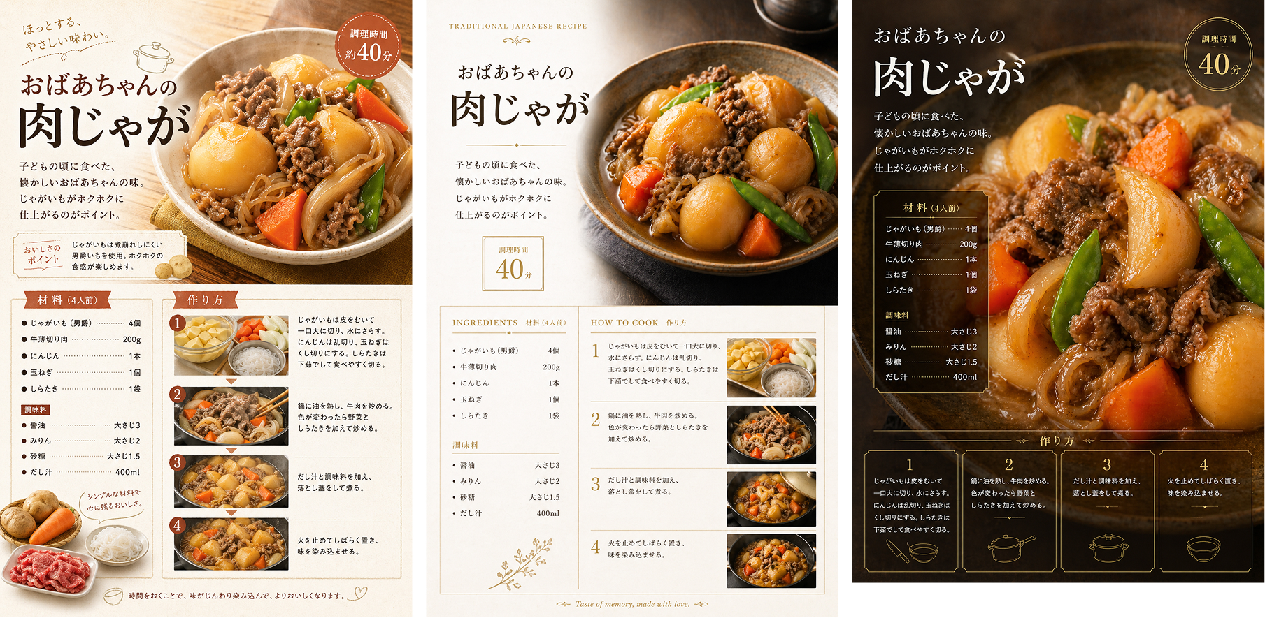 SNSシェア用のレシピカード画像を生成する